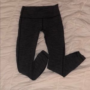 Gray Pattern Lululemon Leggings